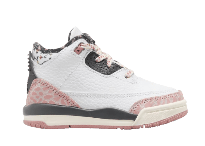 Air Jordan 3 Retro White Red Stardust (TD) - FQ9175-100